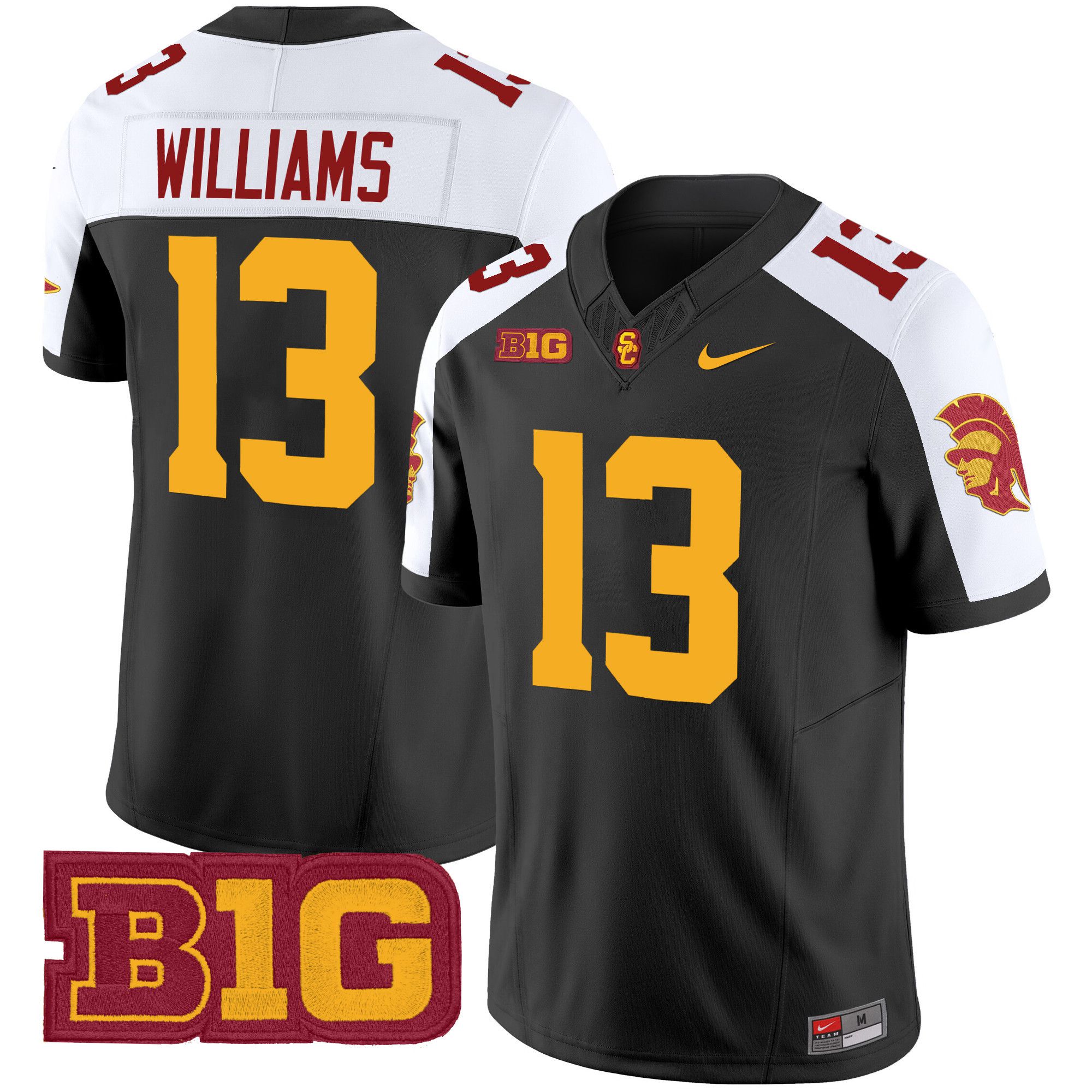 Men USC Trojans #13 Williams Black Nike 2024 Vapor Limited NCAA Jersey->ncaa teams->NCAA Jersey